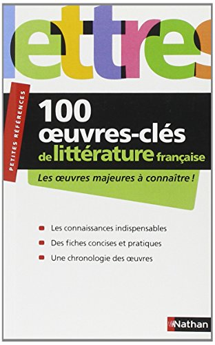 100 oeuvres-clés de littérature française