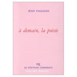 A demain, la poésie