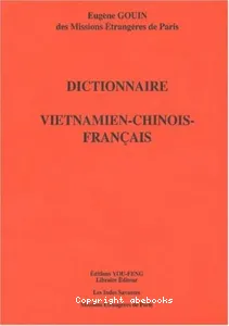 Dictionnaire vietnamien-chinois-français