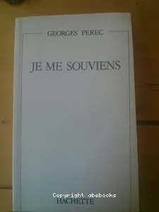 Je me souviens