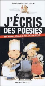 J'écris des poésies, des poèmes à lire