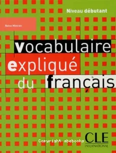 Vocabulaire expliqué du français