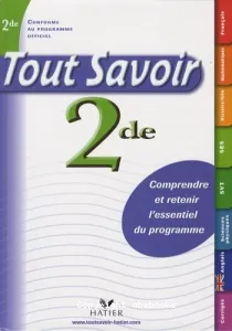 Tout savoir 2de