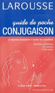 Guide de poche conjugaison