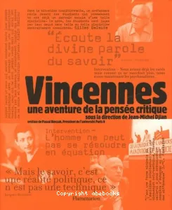 Vincennes, une aventure de la pensée critique