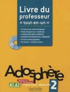 Adosphère 2 A1-A2 méthode de français