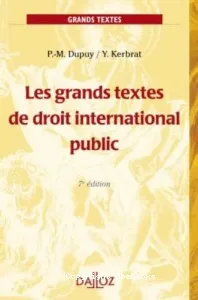 grands textes de droit international public (Les)