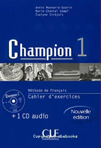 Champion 1 méthode de français