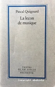 La leçon de musique