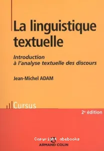 La linguistique textuelle