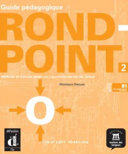 Rond-point 2 (B1 cadre européen commun de référence), guide pédagogique