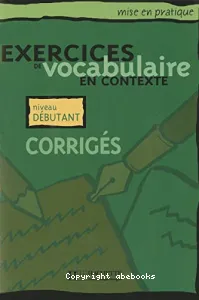 Exercices de vocabulaire en contexte