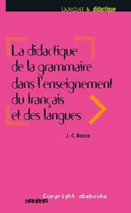 La didactique de la grammaire dans l'enseignement des langues