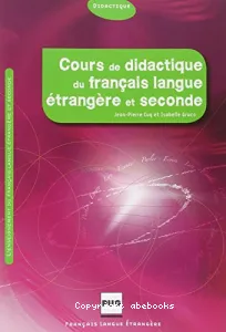 Cours de didactique du français langue étrangère et seconde