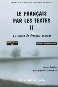 Le français par les textes