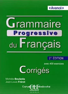 Grammaire progressive du français