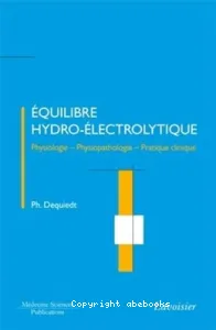 Equilibre hydro-électrolytique