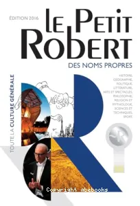 Le petit Robert des noms propres