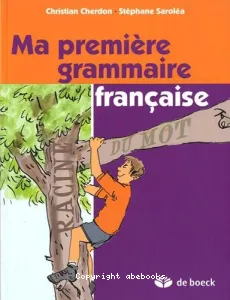 Ma première grammaire française