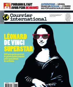 Courrier international, 1477 - du 21 au 27 Février 2019 - Léonard de Vinci superstar