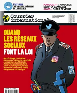 Courrier international, 1577 - du 21 au 27 janvier 2021 - Quand les réseaux sociaux font la loi