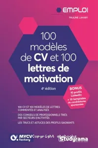 100 modèles de CV et 100 lettres de motivation