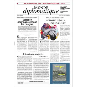 Le Monde diplomatique, 838 - Janvier 2024 - L'élection américaine de tous les dangers