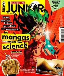Science et vie junior, 417 - Juin 2024 - Les mangas mamènent leur science