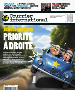 Courrier international, 1767 - du 12 au 18 Septembre 2024 - Emmanuel Macron-Olaf Scholz : priorité à droite