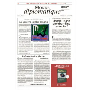 Le Monde diplomatique, 846 - Septembre 2024 - Proche-Orient, l'abîme: la guerre la plus longue