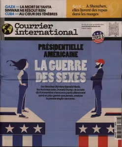 Courrier international, 1773 - du 24 au 30 Octobre 2024 - Présidentielle américaine : la guerre des sexes