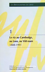 Le riz au Cambodge, au Laos, au Viêt-nam