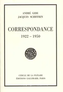 Correspondance (1922-1950)