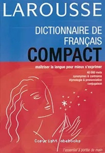 Dictionnaire de français compact