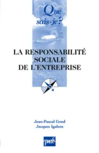 responsabilité sociale de l'entreprise (La)