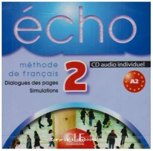 Echo 2 A2 méthode de français