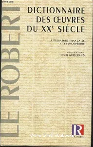 Dictionnaire des oeuvres du XXe siècle