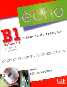 Echo B1 volume 2 méthode de français