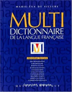Multidictionnaire de la langue française