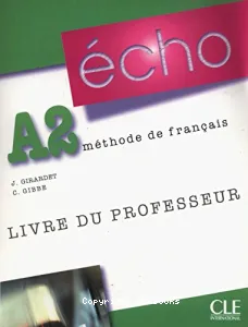 Echo A2 , méthode de français