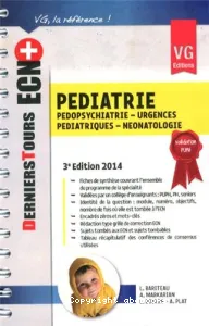 Pédiatrie : pédopsychiatrie, urgences pédiatriques, néonatologie