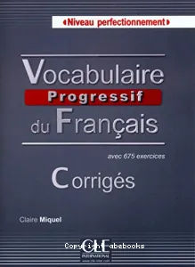 Vocabulaire progressif du français