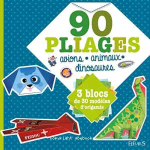 90 pliages avions-animaux-dinosaures