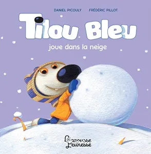 Tilou Bleu joue dans la neige