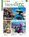 Bien-dire initial, 37 - Février - Mars 2023 - Annecy, la belle vénitienne