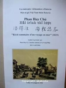 Phan Huy Chu, Récit sommaire d'un voyage en mer (1833)